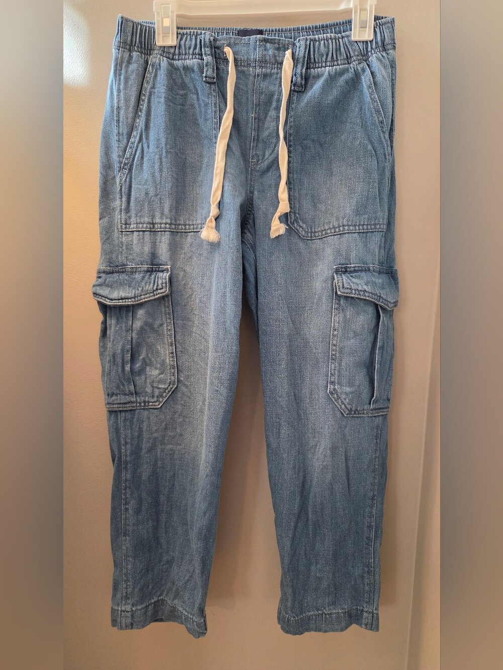 GAP Women's Easy Denim Cargo Pants Size Small